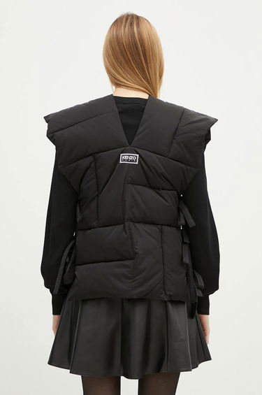 Vest KENZO Sleeveless Puffer Vest Sort | FE62OU1269CE.99, 2