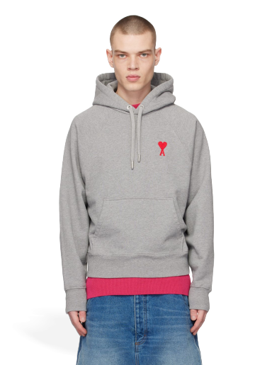 Sweatshirt AMI Hoodie Grå | USW204.747