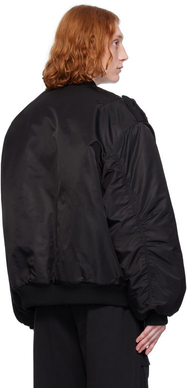 Bomberjakke Entire Studios V-22 Bomber Jacket Sort | ES2305PU, 2