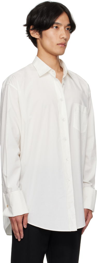 Skjorte The Row The Row Miller Shirt Hvid | 970-W4266, 1