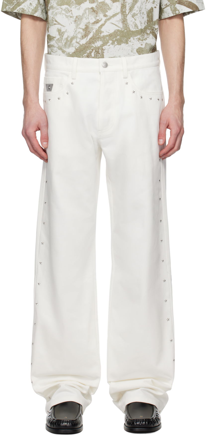 Jeans MISBHV MISBHV Star Jeans Hvid | 250M308