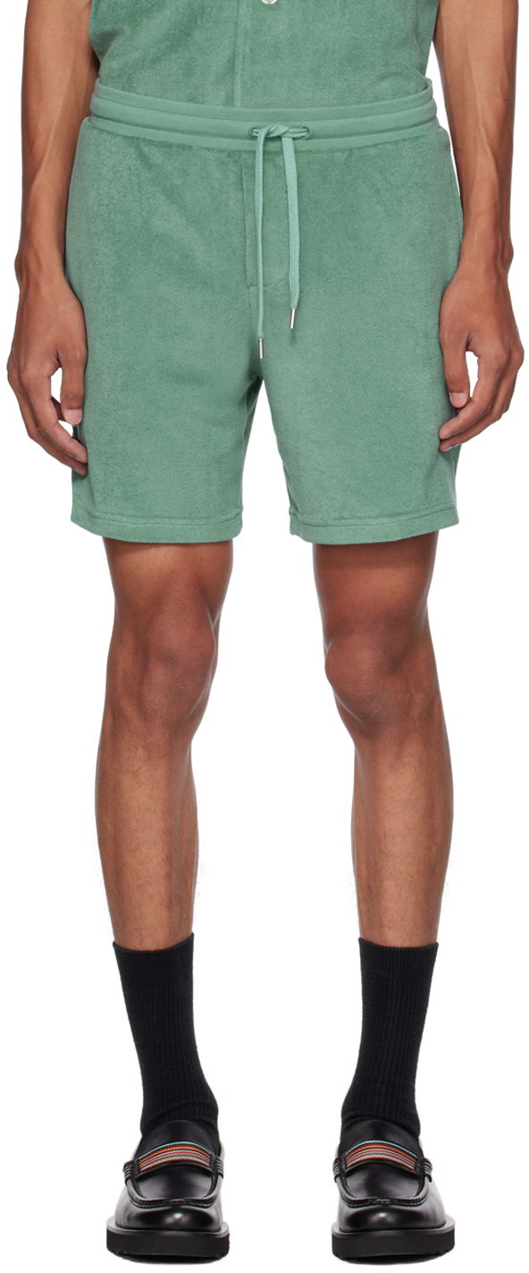 Shorts Paul Smith Paul Smith Terry Lounge Shorts Grøn | M1A-377-MU477, 0