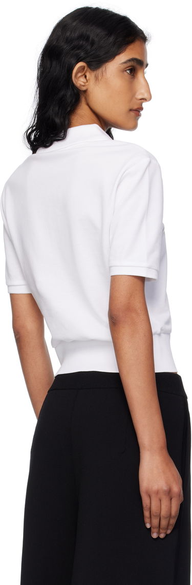 Polo skjorte A.P.C. A.P.C. Océane Cropped Polo Hvid | COGWZ-F26522, 2