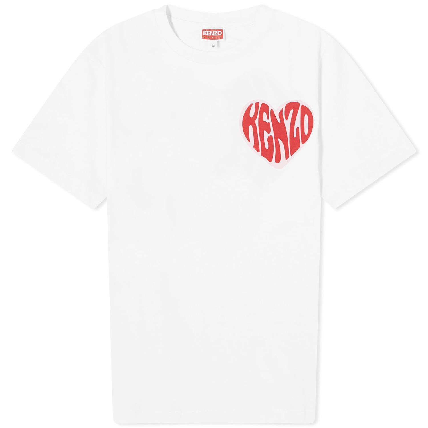 T-shirt KENZO Heart Logo Loose T-Shirt Off White Hvid | FD62TS0714SO-02, 0