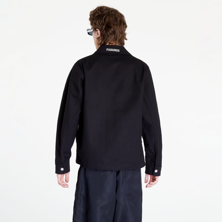 Jakke Pleasures Flirt Work Jacket Sort | P22W025 BLACK, 1