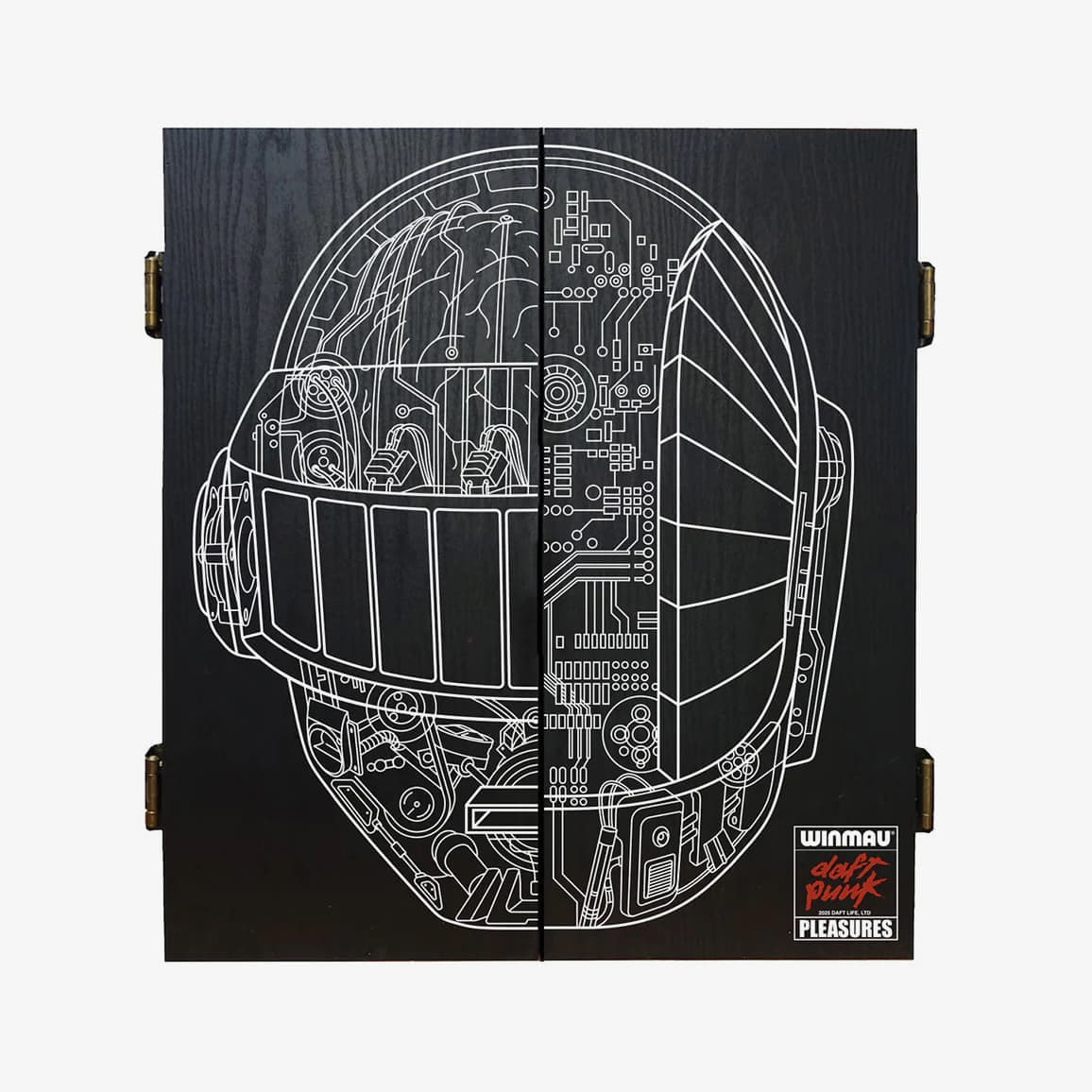 Sportsudstyr Pleasures PLEASURES Daft Punk Schematic Dartboard Cabinet Flerfarvet | P25DP028-BLACK, 1