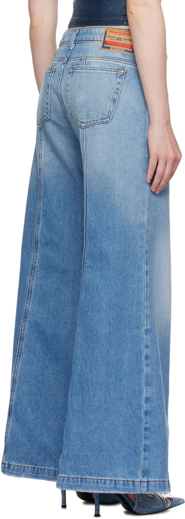 Jeans Diesel D-Akii Flare Jeans Blå | A12808 0CLBA, 2