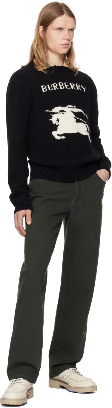 Sweater Burberry Burberry EKD Wool Cashmere Knit Sweater Sort | 8101952, 3