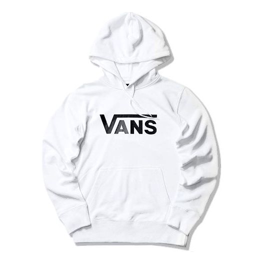 Sweatshirt Vans Hoodie Logo Hvid | VN0A54N8WHT, 0