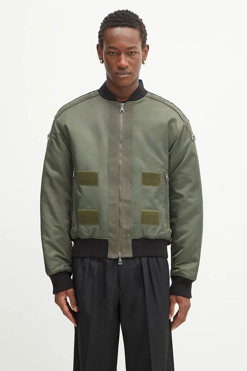 Bomberjakke Andersson Bell Andersson Bell Flight Layered Washed Bomber Jacket Grøn | awa708m