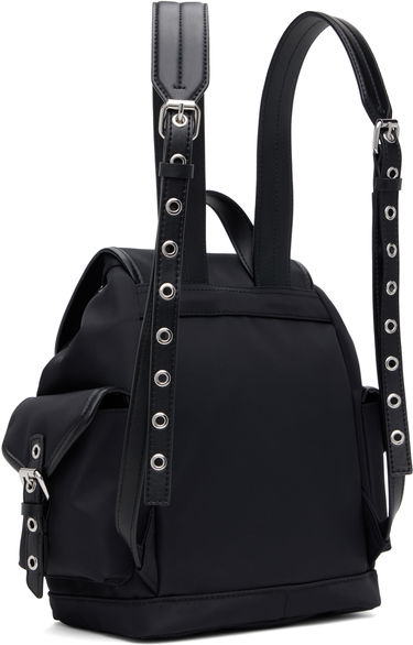 Rygsæk GANNI GANNI Small Bucky Nylon Backpack Sort | A6528, 2