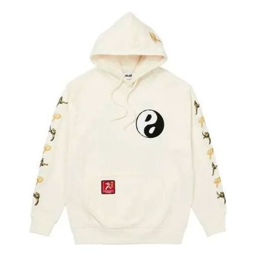 Sweatshirt Palace Palace High Kick Graphic Print Hoodie Hvid | P20CS063