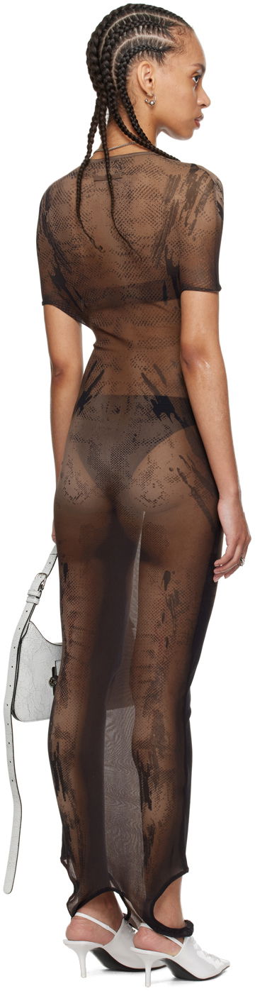 Kjole Jean Paul Gaultier Shayne Oliver Edition Maxi Dress Sort | 24/27-F-RO183-T550-6700, 2