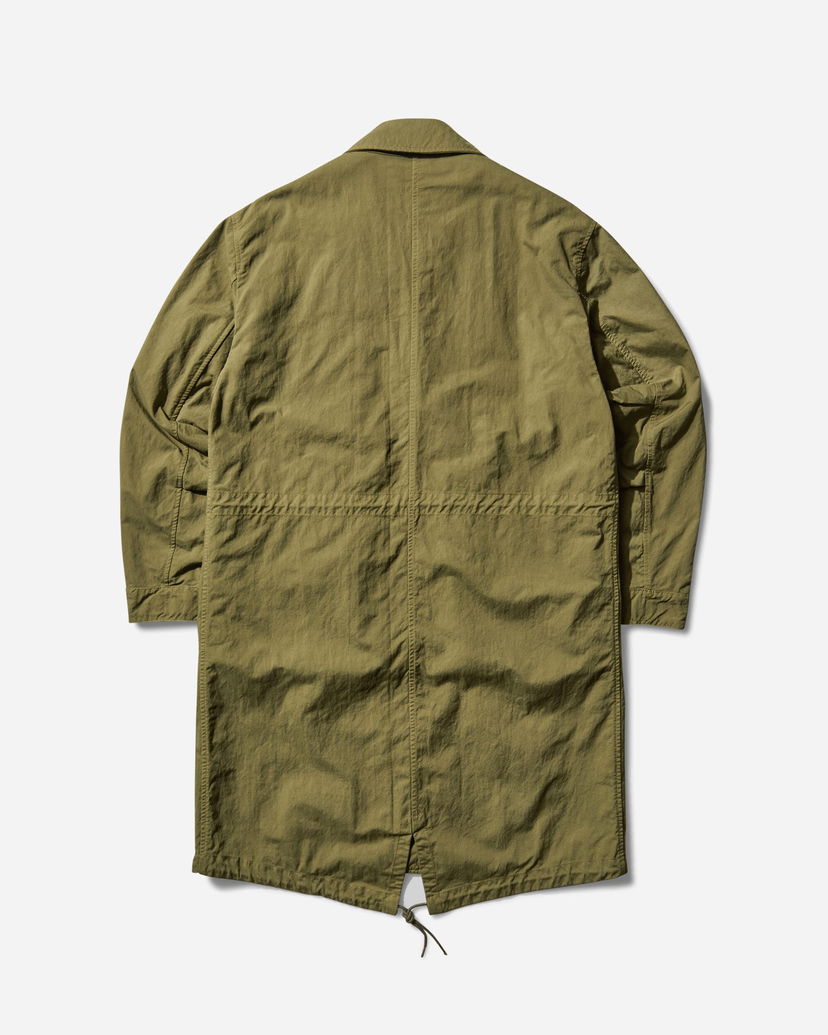 Jakke C.P. Company Twill Long Jacket Grøn | 19CMOW096A-110305G 652