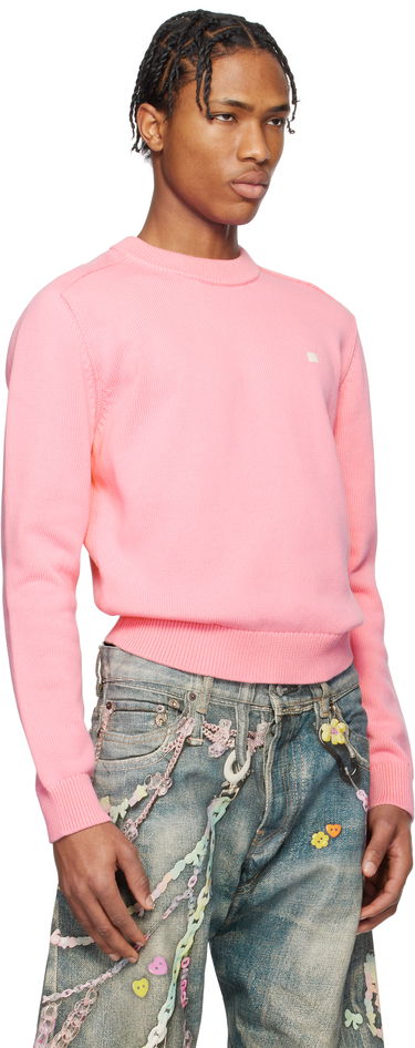 Sweater Acne Studios Acne Studios Knit Cotton Sweater Lyserød | C60102-, 1