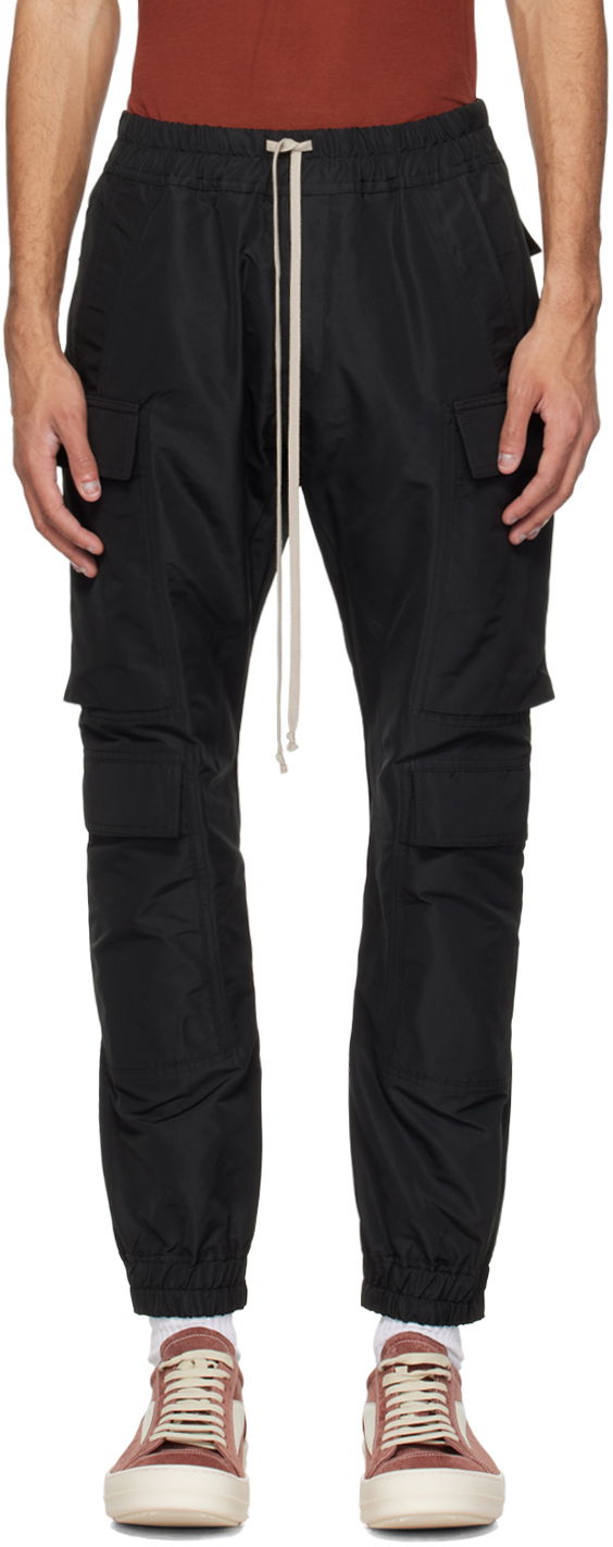 Cargo bukser Rick Owens Mastodon Cargo Pants Sort | RU01D3337 FK
