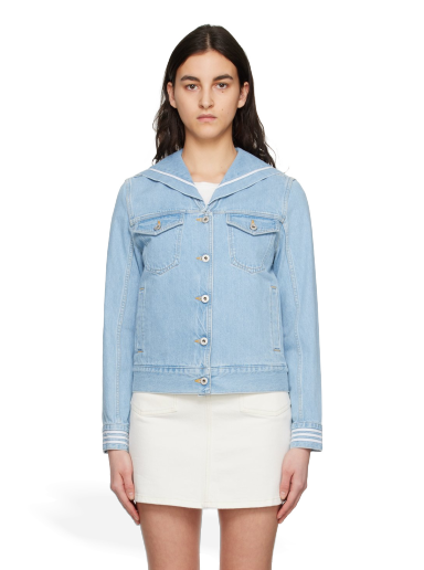 Jakke KENZO Paris Sailor Denim Jacket Blå | FD52DV2386B4