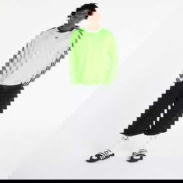 T-shirt adidas Performance Adicolor Jacquard Long Sleeve Tee Grøn | JW5964, 3