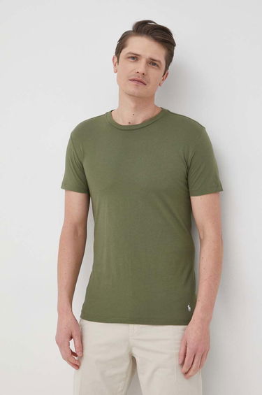 T-shirt Polo by Ralph Lauren Crew Base Layer Tee - 3 Pack Grøn | 714830304013, 2