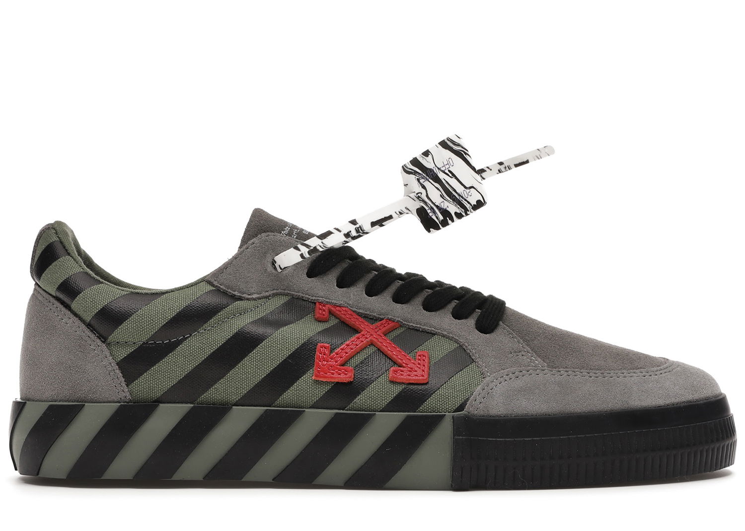 Sneakers og sko Off-White Low Vulc "Khaki Red" Grøn | OMIA085E20LEA0016325, 0