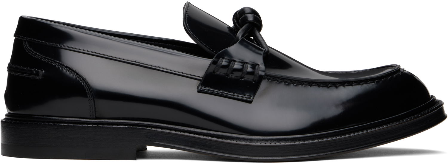 Sneakers og sko Bottega Veneta Bottega Veneta Astaire Knotted Loafers Sort | 816611V2CM01000, 0