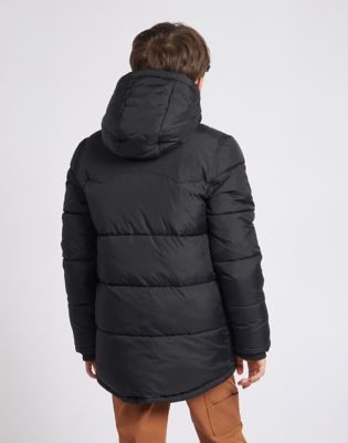 Puffer jakke Lee Heavy Puffer Parker Size 9/10 Sort | LK21ZRB18, 0
