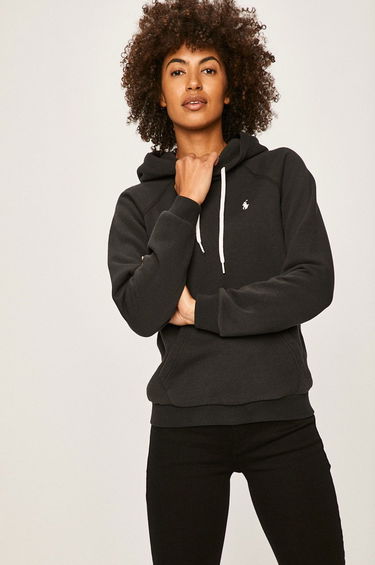 Sweatshirt Polo by Ralph Lauren Hoodie Sort | 211794394002, 0