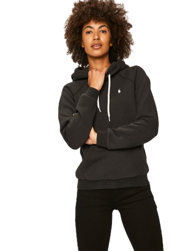 Sweatshirt Polo by Ralph Lauren Hoodie Sort | 211794394002