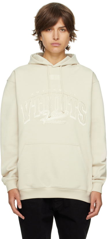 Sweatshirt VETEMENTS VTMNTS College Hoodie Beige | VL14HD300O, 0