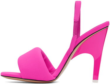 Skopleje The Attico Attico Rem Heeled Slingback Sandals Lyserød | 236WS522 E075, 2