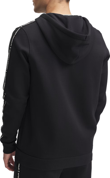 Sweatshirt Under Armour UA Icon Fleece FZ Taping Hoodie Sort | 1390298-001, 1