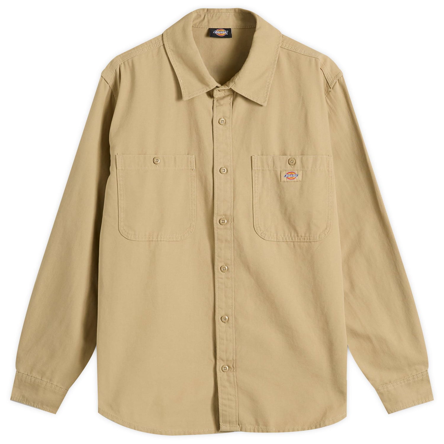 Skjorte Dickies Canvas Shirt, Size Large Beige | DK0A87PR0DS1, 0