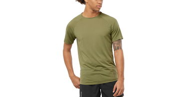 T-shirt Salomon Cross Run Tee Grøn | lc2138700, 1
