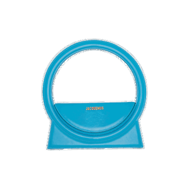 Håndtaske Jacquemus Le Sac Rond Handbag Turkis | 221BA015 3000 340, 0