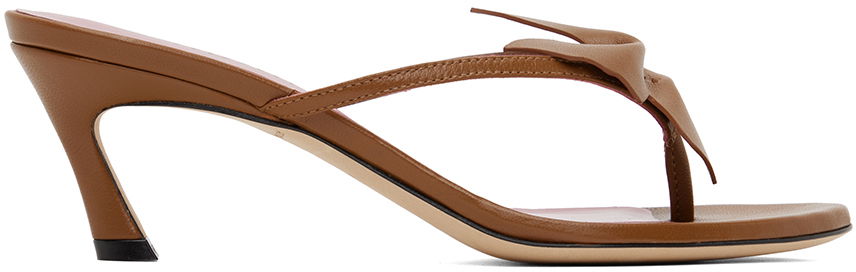 Skopleje Blumarine Blumarine Butterfly 119 Heeled Sandals Brun | 6A4529P0062S3168, 0