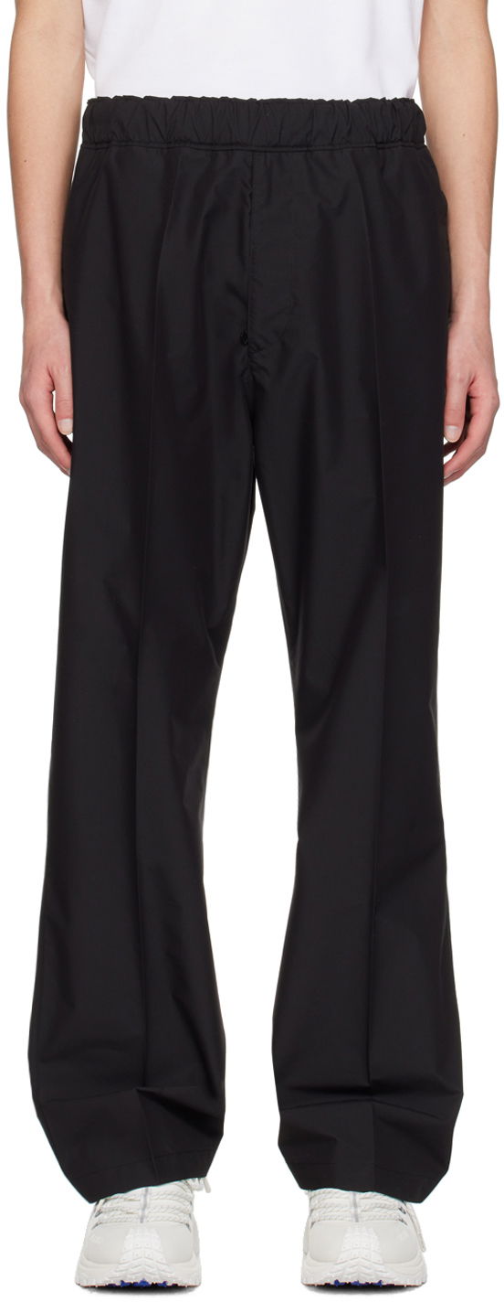 Bukser Moncler Black Patch Trousers Sort | J10912A00040597CT