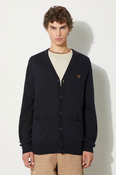 Sweater Fred Perry Cardigan Sweater Blå | K9551.795, 0