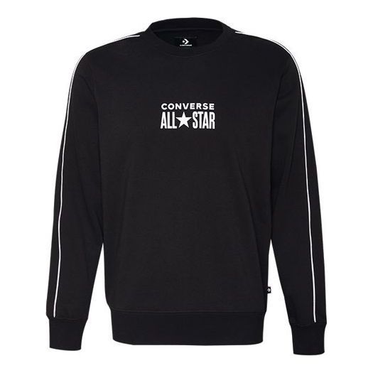 Sweater Converse All Star Track Crew Fleece Sweatshirt Sort | 10018257-A01