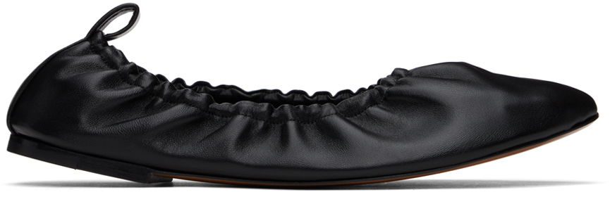 Tøj The Row The Row Glove Leather Flats Sort | F1372-SPN60, 0