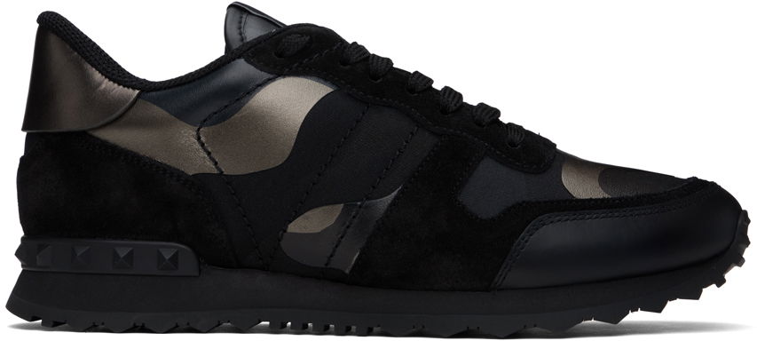 Sneakers og sko Valentino Valentino Garavani Camouflage Rockrunner Sort | 5Y2S0723NTA, 0