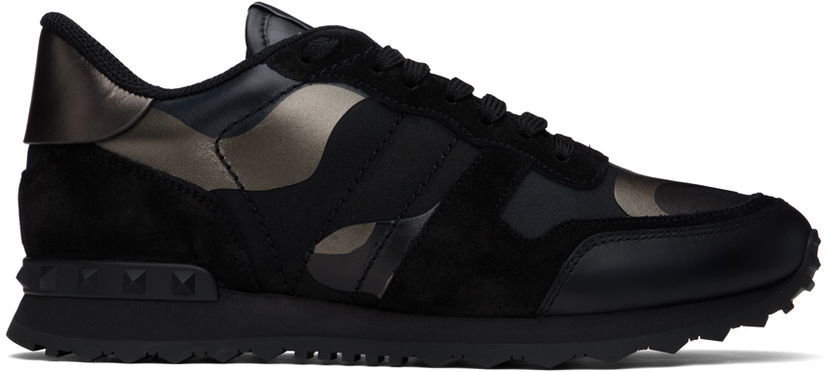 Sneakers og sko Valentino Valentino Garavani Camouflage Rockrunner Sort | 5Y2S0723NTA