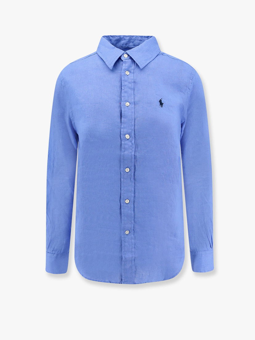 Skjorte Polo by Ralph Lauren Polo Ralph Lauren Women's Linen Shirt Blå | 211970730006