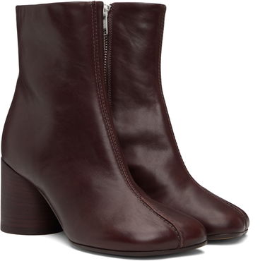 Sneakers og sko Maison Margiela MM6 Maison Margiela Anatomic Stitch Ankle Boots Bourgogne | S59WU0260 P5000, 3