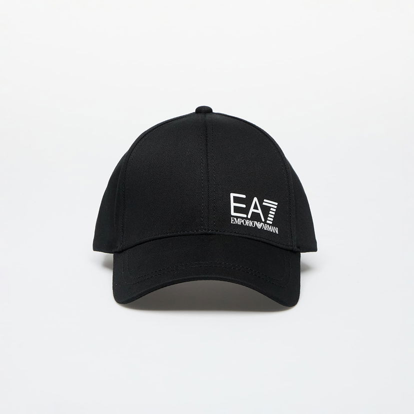 Kasket Emporio Armani Cap EA7 Baseball Hat Black/ White OS Sort | 7X000005AF11989MC008