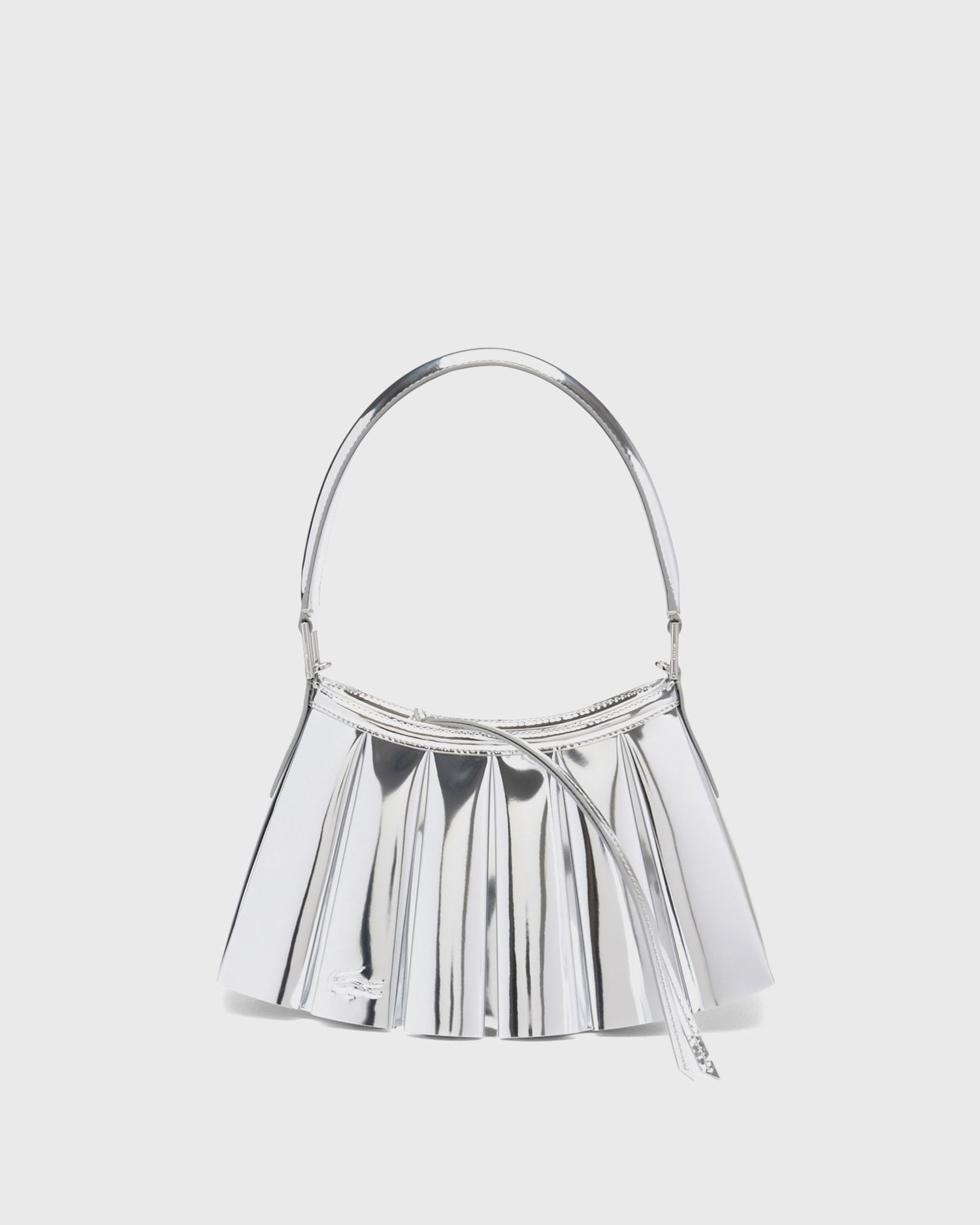 Skuldertaske Lacoste Lenglen Pleated Shoulder Bag Metalisk | NU5208DP-T10, 1