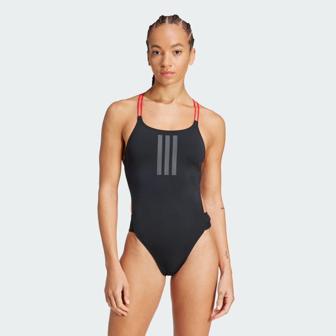 Badetøj adidas Performance Ripstream X-Back Swimsuit Sort | JE1919, 0