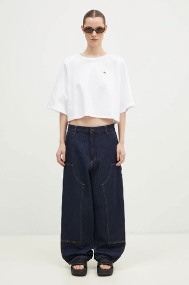 Crop top Fiorucci Angel Cropped T-Shirt Hvid | W01FPTSH106CJ01WH01, 4