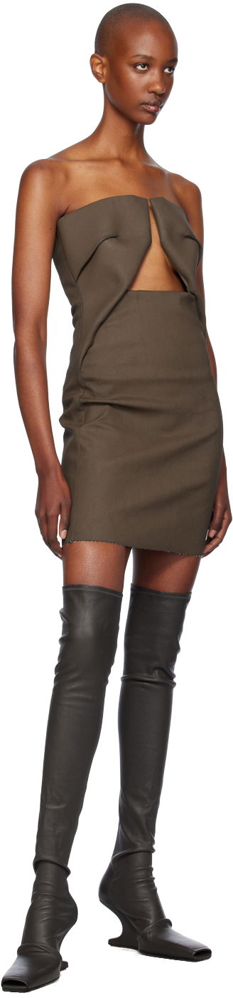 Tøj Rick Owens Rick Owens Porterville Cantilever Tall Boots Grå | RP02D3807 LS, 4