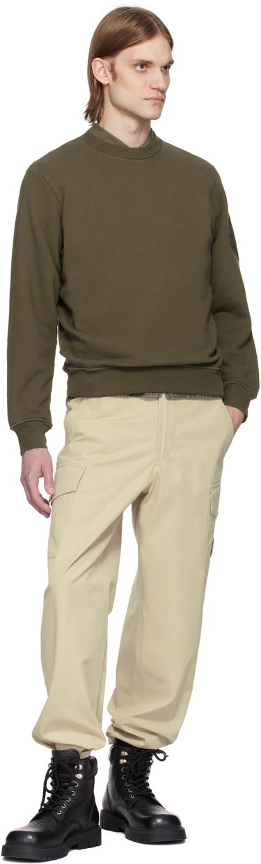 Sweater Stone Island Stone Island Cotton Fleece Sweatshirt Grøn | K1S15 6100026 S0122, 4