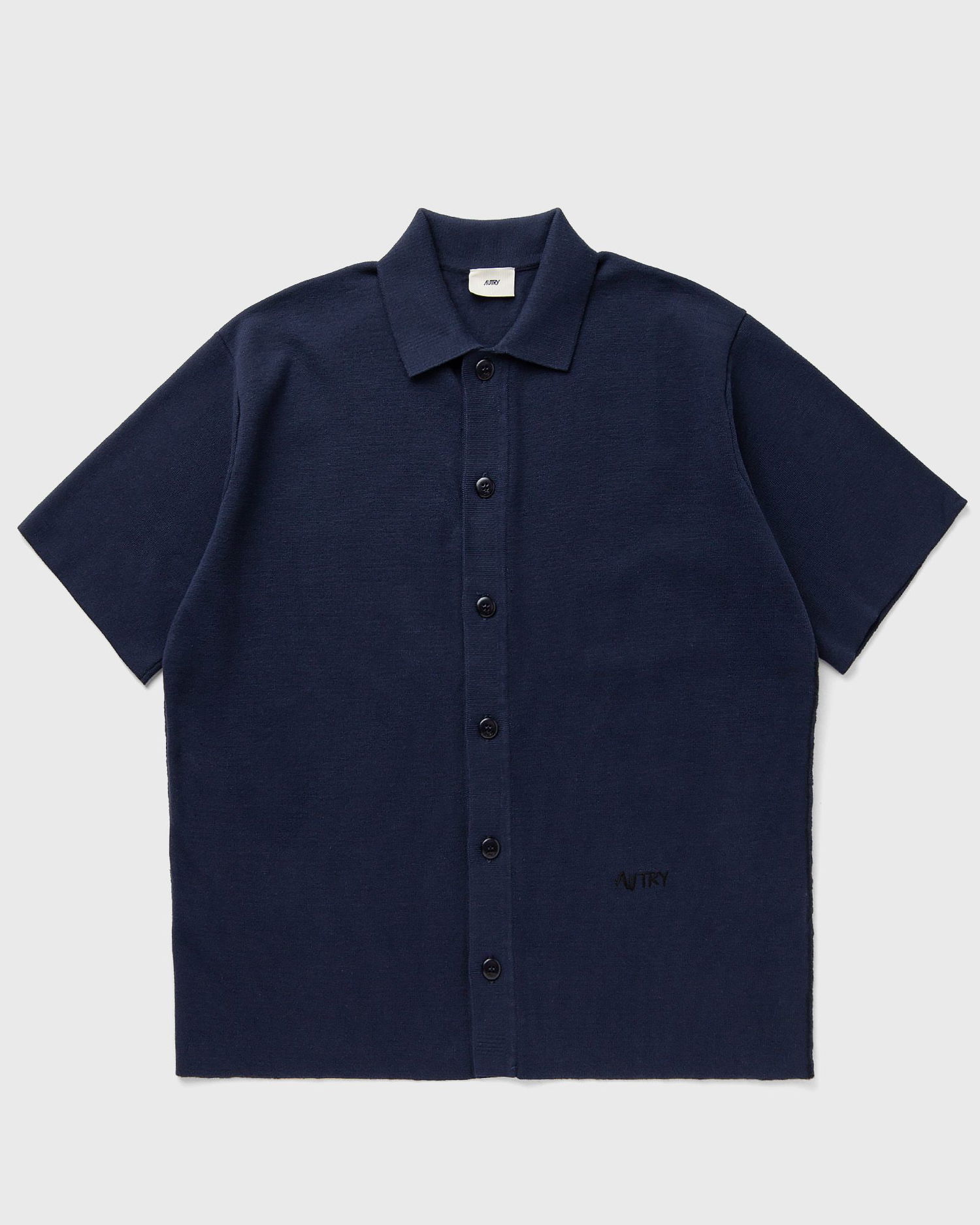 Polo skjorte Autry Autry Action Short Sleeve Shirt Mørkeblå | SSPXH2KB, 0